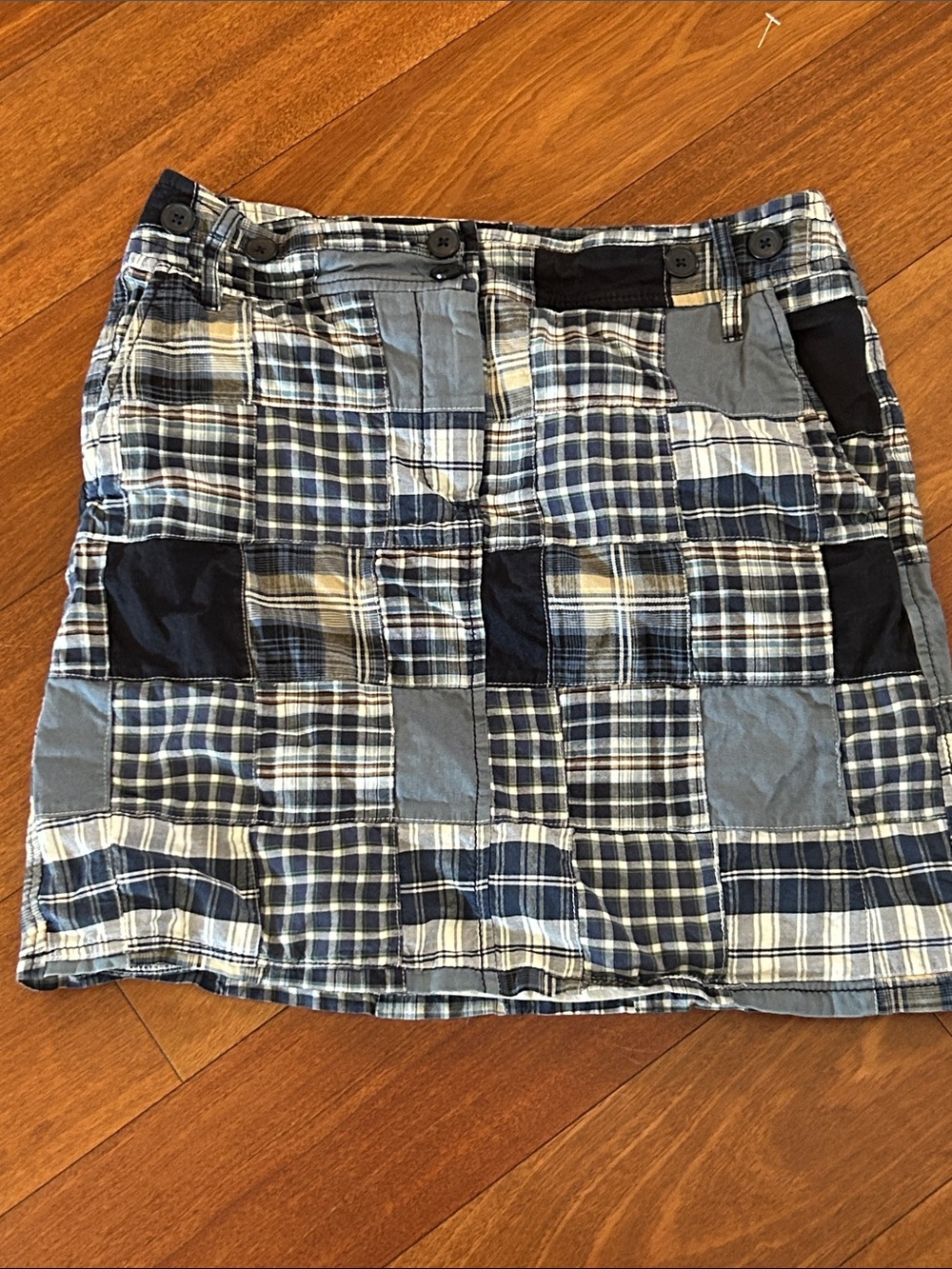 Ann Taylor Loft Patchwork Mini Skirt Size 2